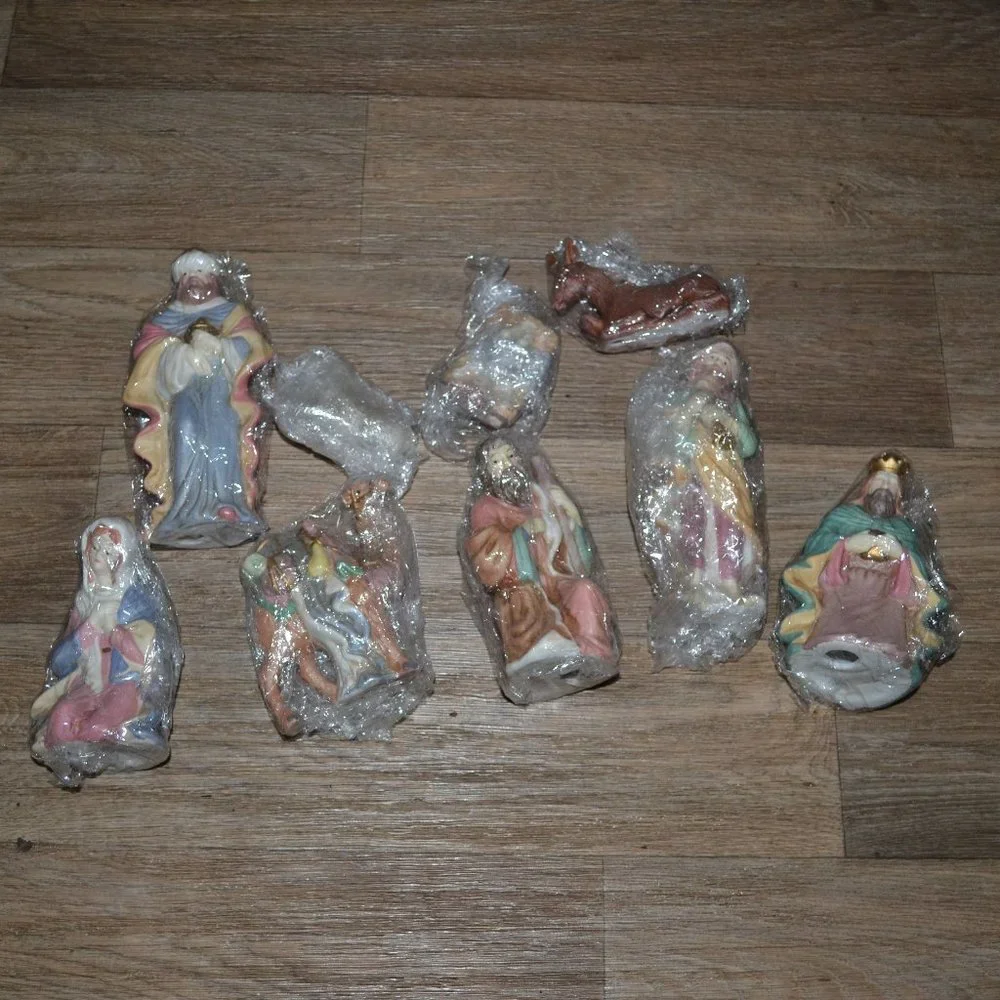 NEW Midwest Nativity Set With Wood Barn Stable Christmas Jesus Birth Christian
